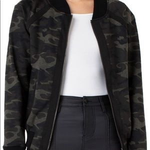 Liverpool camo bomber jacket
